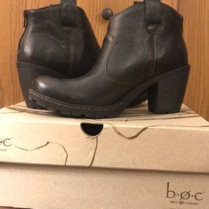 b.o.c Born Concept Kelby Black Ankle Boot C46203